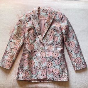 Unisex Asos Design slim soft tailored floral blazer